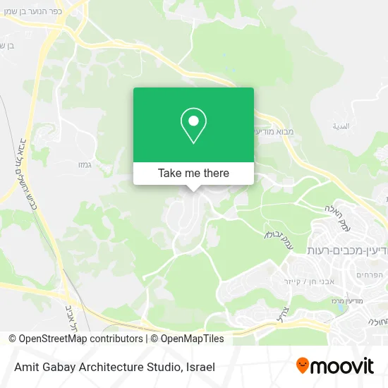 Amit Gabay Architecture Studio map