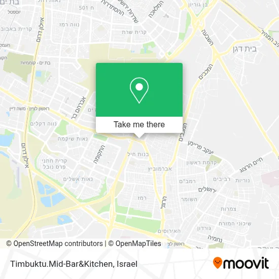 Timbuktu.Mid-Bar&Kitchen map