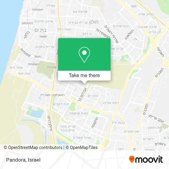 Pandora map