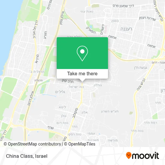 China Class map
