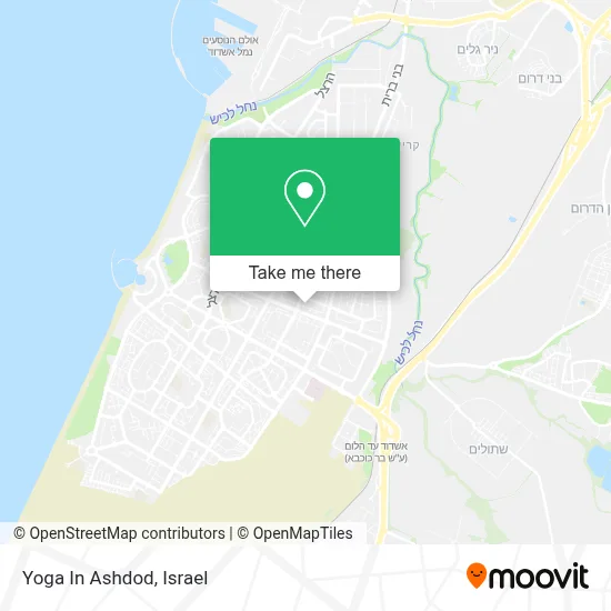 Yoga In Ashdod map