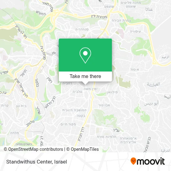 Standwithus Center map