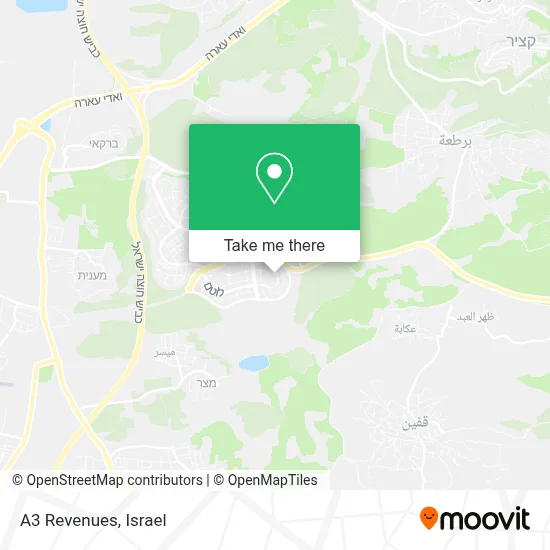A3 Revenues map