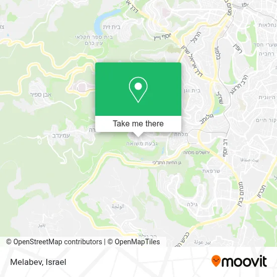 Melabev map