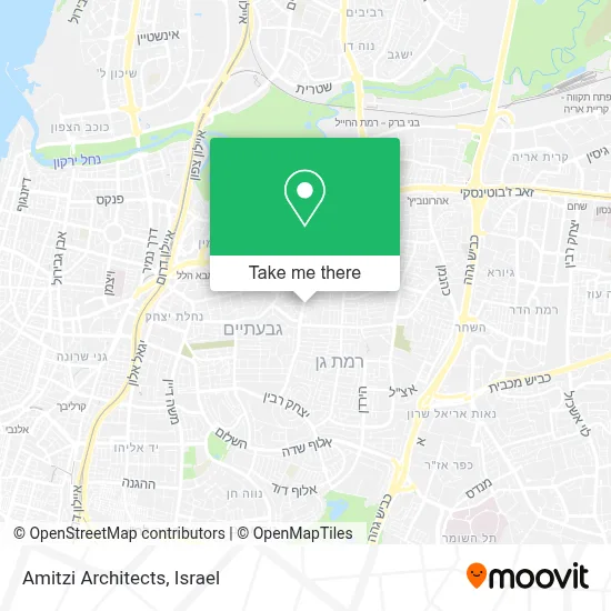 Amitzi Architects map