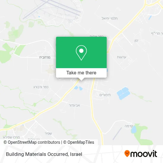 Building Materials Occurred map