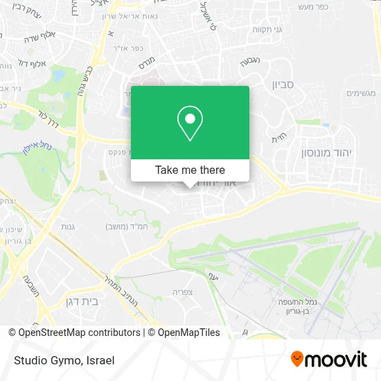 Studio Gymo map