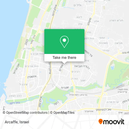 Arcaffe map