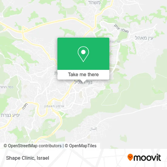 Shape Clinic map