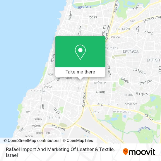 Rafael Import And Marketing Of Leather & Textile map