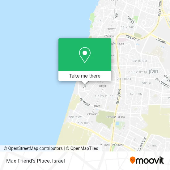 Max Friend's Place map