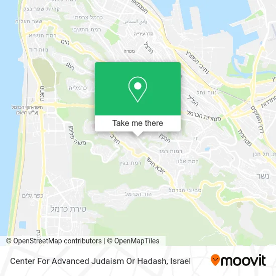 Center For Advanced Judaism Or Hadash map