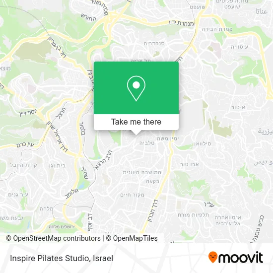 Inspire Pilates Studio map