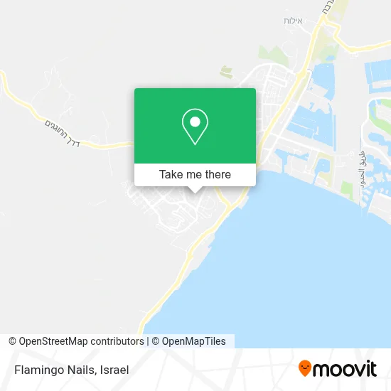 Flamingo Nails map