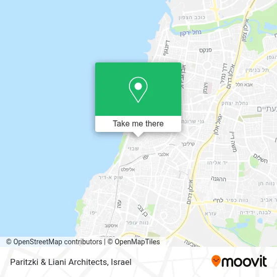 Paritzki & Liani Architects map