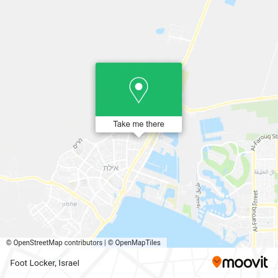 Foot Locker map
