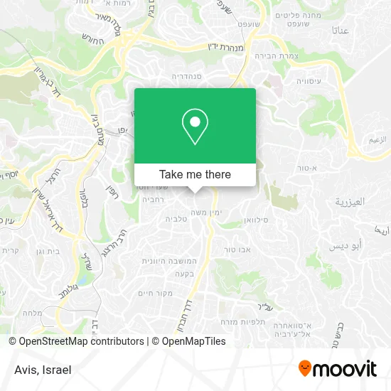 Avis map