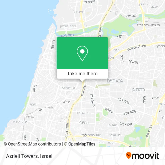 Azrieli Towers map