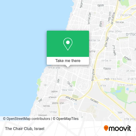The Chair Club map