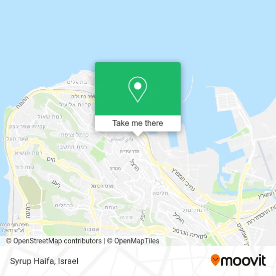 Syrup Haifa map