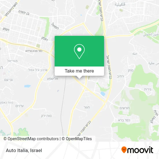 Auto Italia map