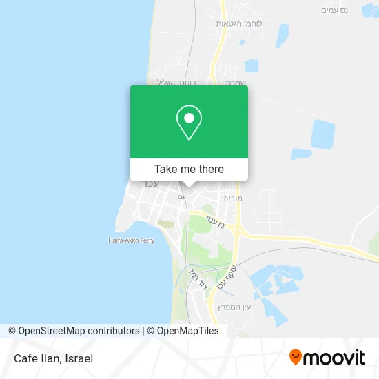 Cafe Ilan map