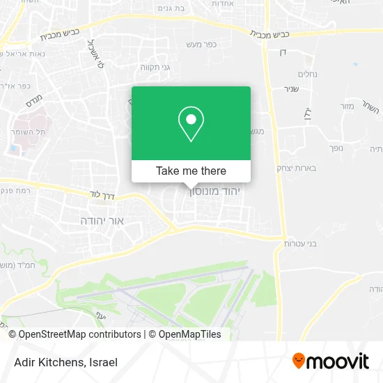 Adir Kitchens map