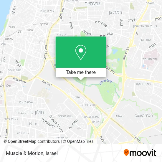 Muscle & Motion map