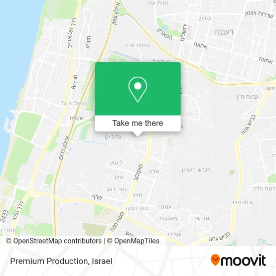 Premium Production map