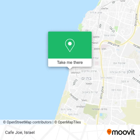 Cafe Joe map