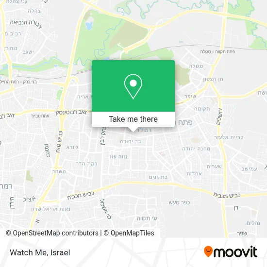 Watch Me map