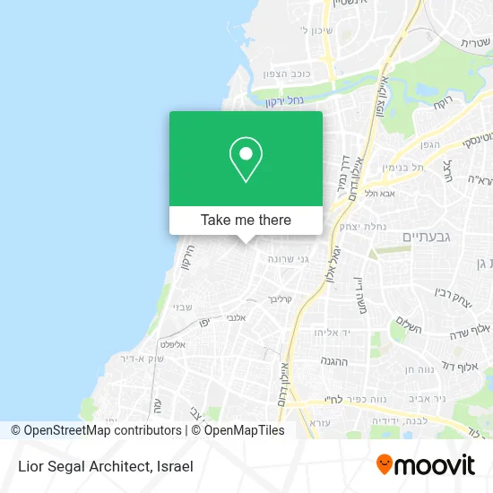 Lior Segal Architect map