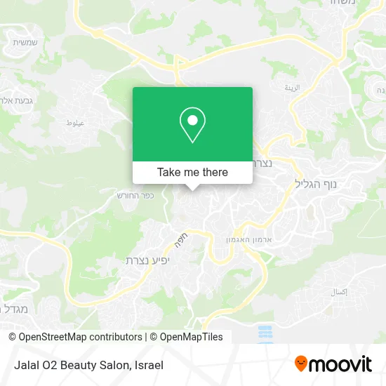 Jalal O2 Beauty Salon map
