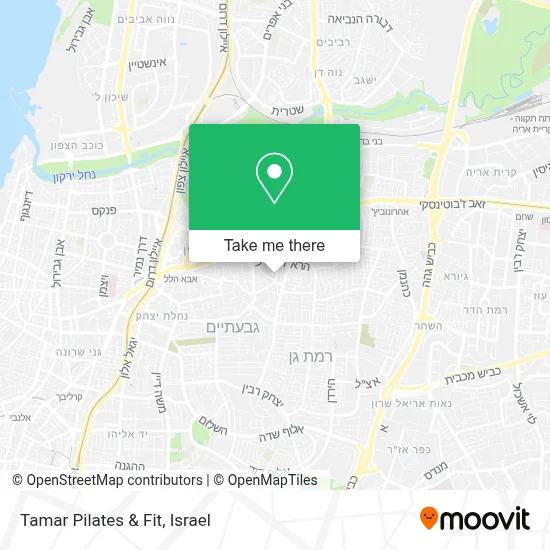 Tamar Pilates & Fit map