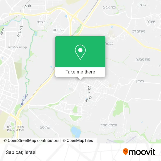 Sabicar map
