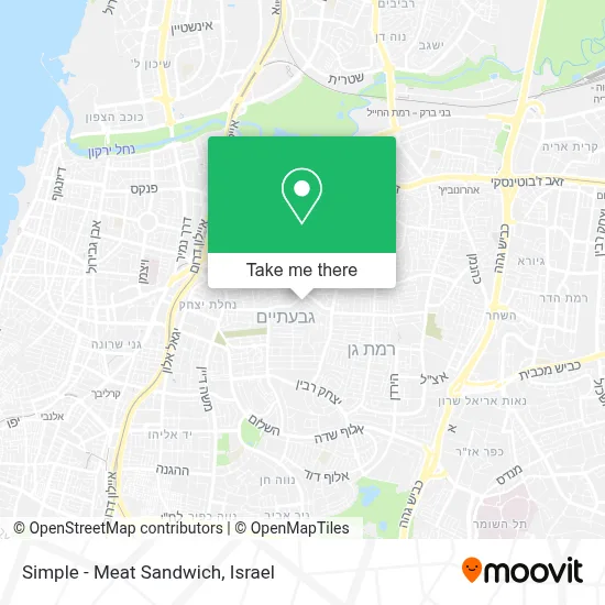 Simple - Meat Sandwich map