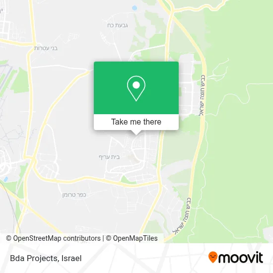 Bda Projects map