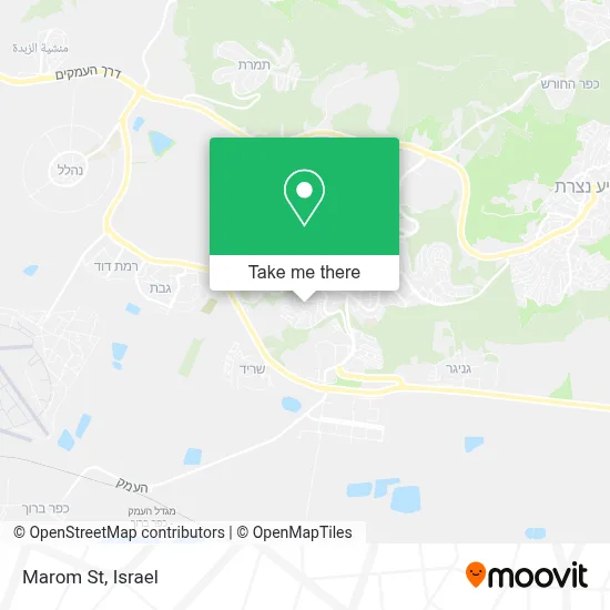 Marom St map