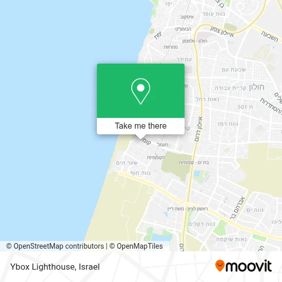 Ybox Lighthouse map