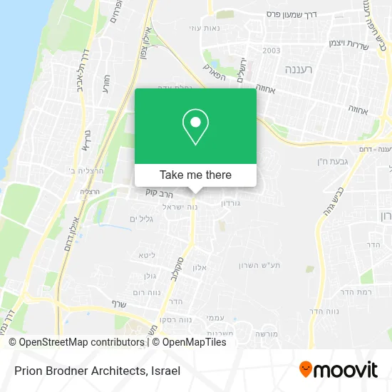 Prion Brodner Architects map