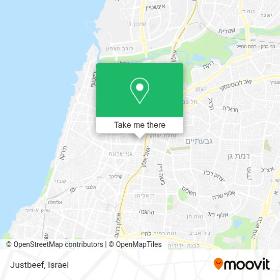 Justbeef map