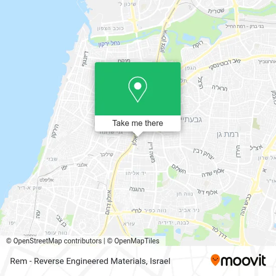 Rem - Reverse Engineered Materials map