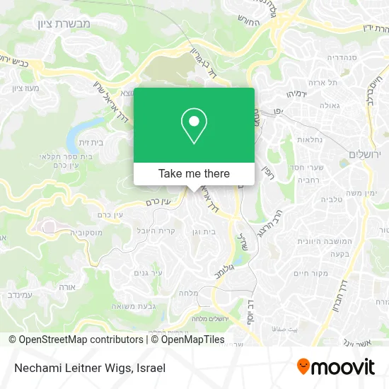 Nechami Leitner Wigs map