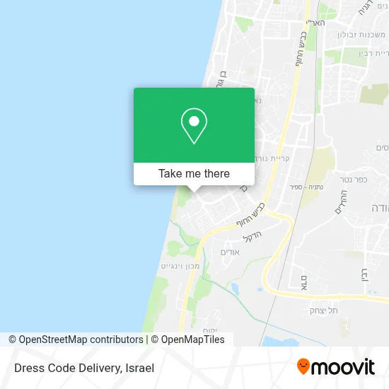 Dress Code Delivery map