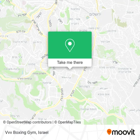 Vvv Boxing Gym map