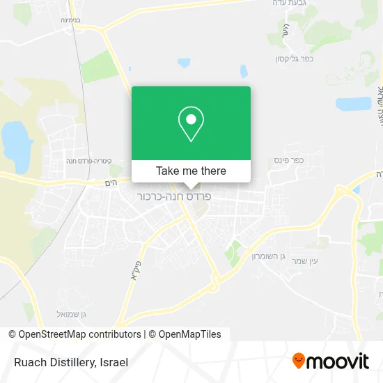 Ruach Distillery map