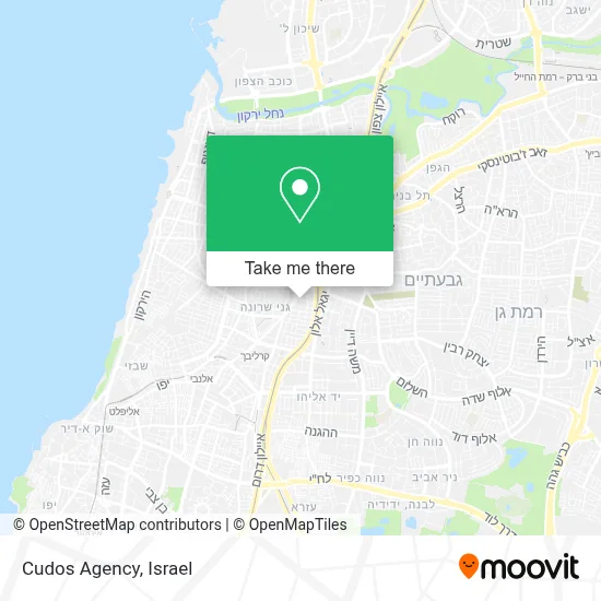 Cudos Agency map
