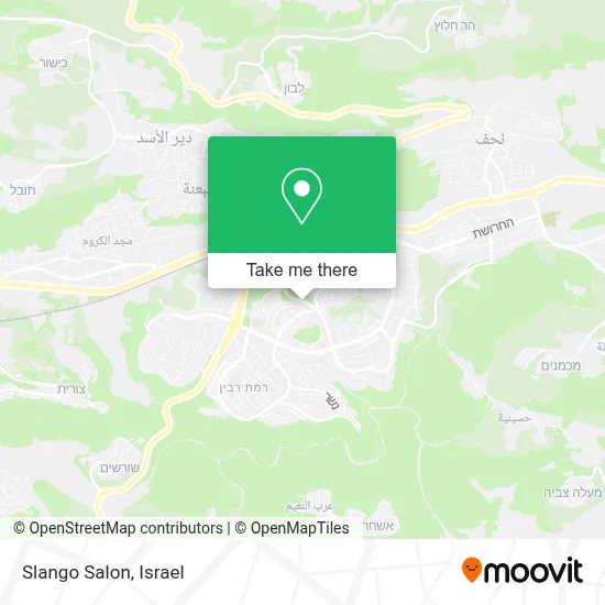 Slango Salon map