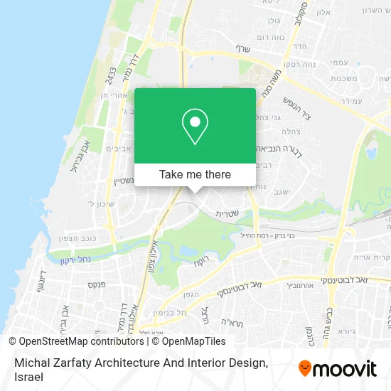 Michal Zarfaty Architecture And Interior Design map