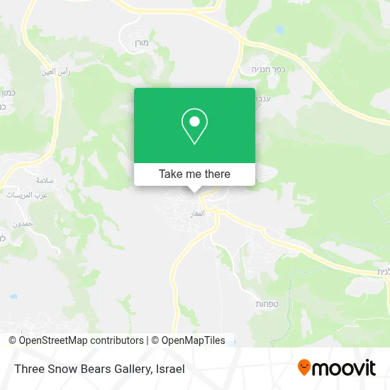 Three Snow Bears Gallery map